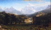 Albert Bierstadt The Rocky Mountains, Lander's Peak oil painting